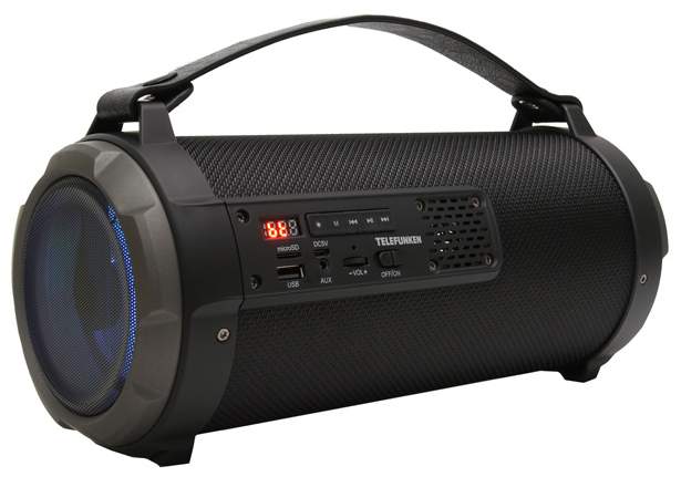 

Портативная аудиосистема TELEFUNKEN TF-PS1270B черный, TF-PS1270B