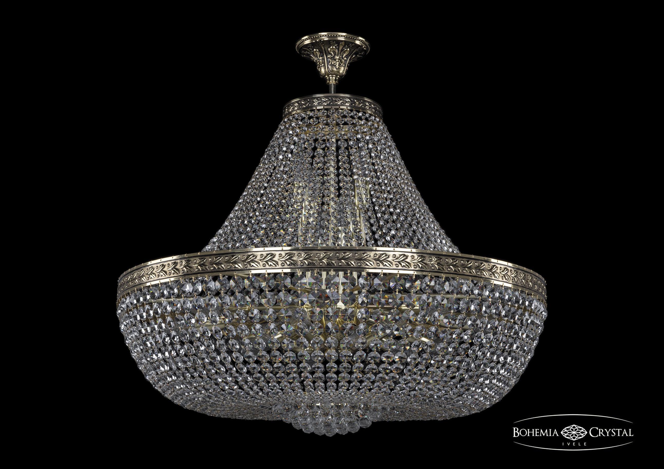 

Люстра на штанге Bohemia Ivele Crystal 19281/H1/80IV GB
