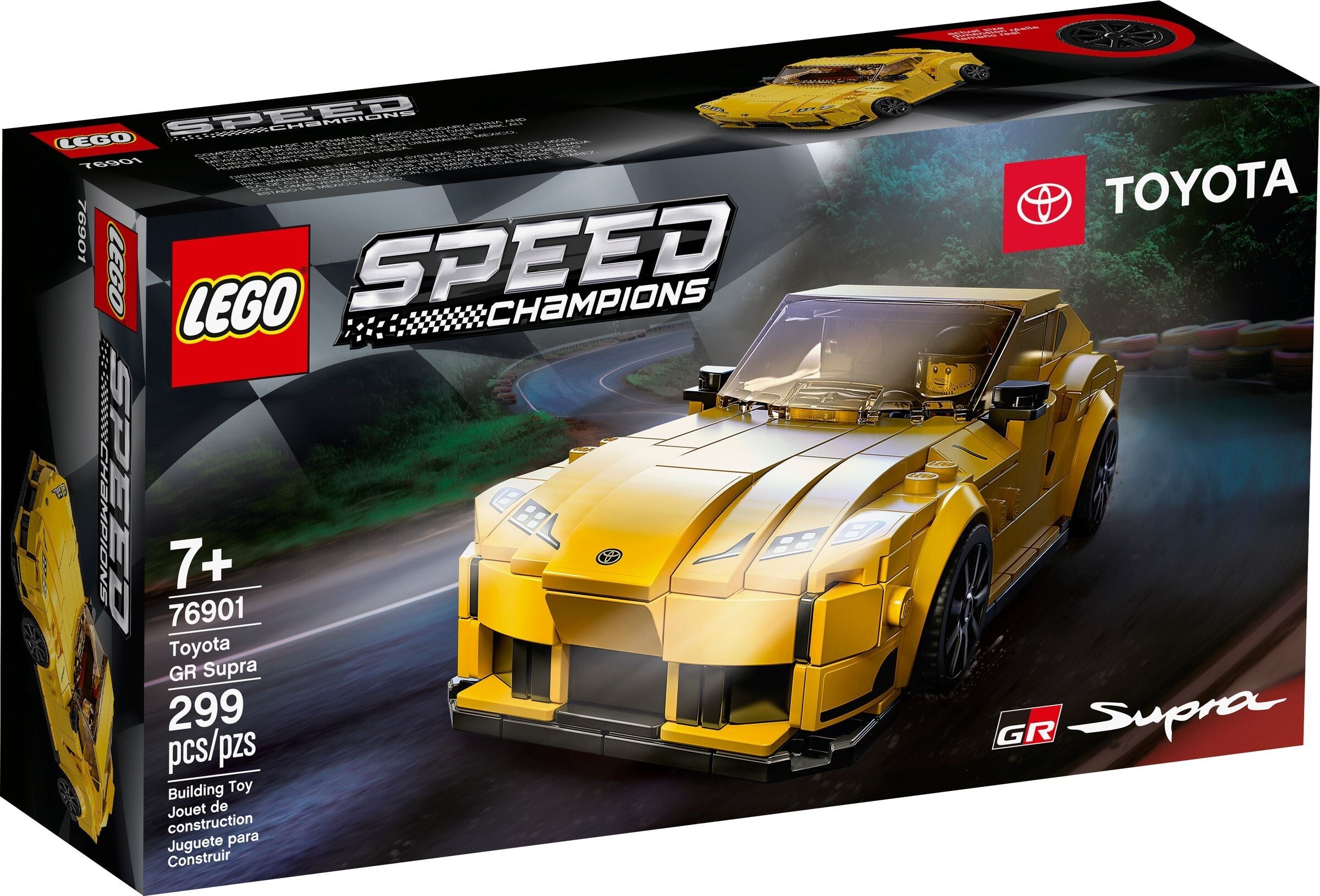 

Конструктор Lego Speed Champions Toyota GR Supra (76901), Конструктор Supra SPEED CHAMPIONS Спорткар Toyota GR Supra 76901