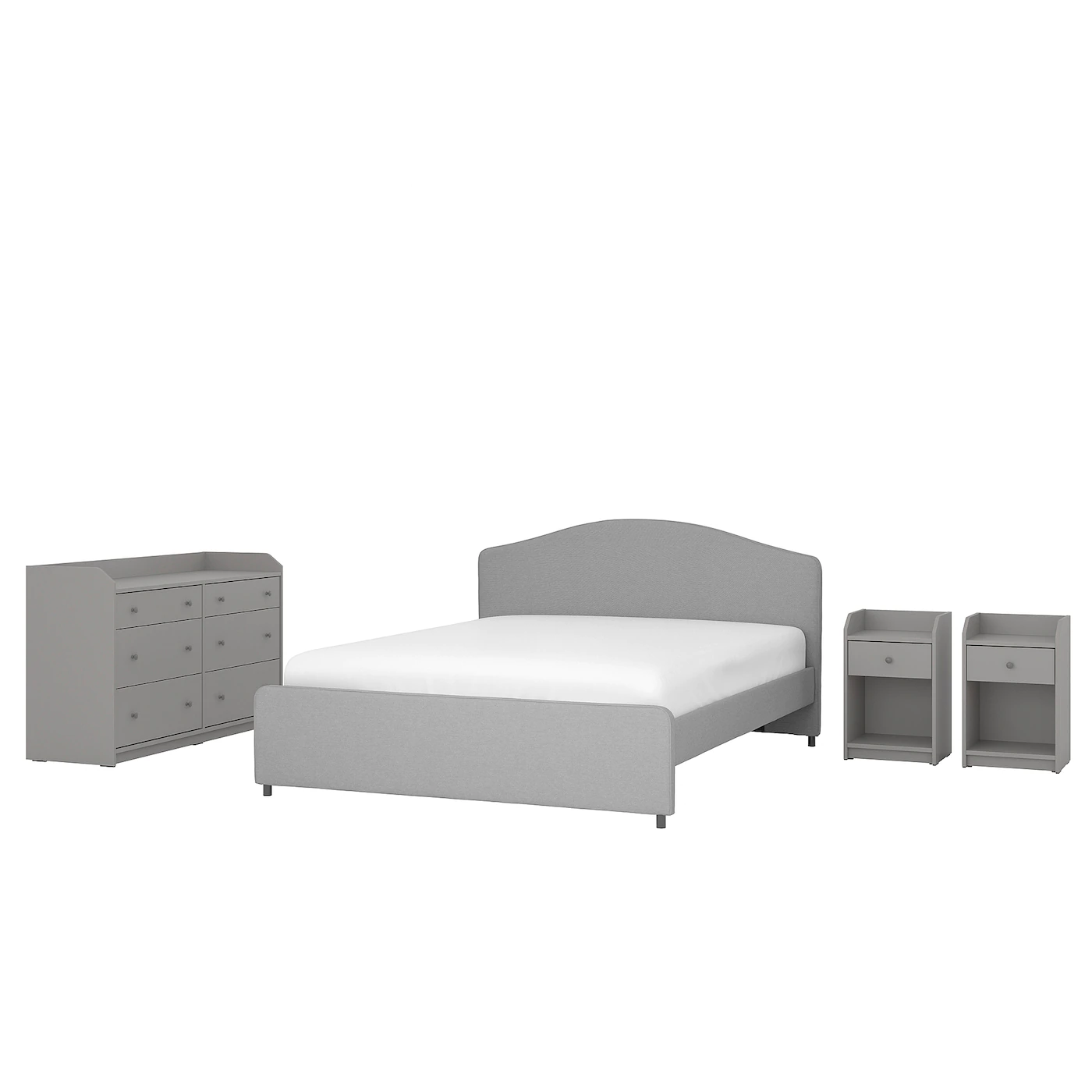 

Спальня Ikea Хауга серый [494.858.21], Хауга