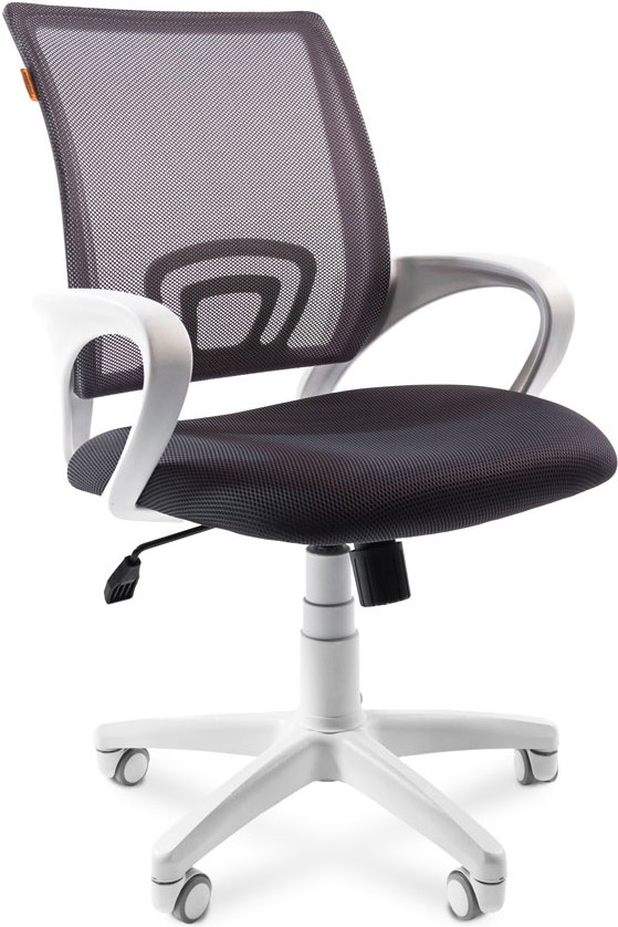 

Офисное кресло CHAIRMAN 696 белый пластик TW-12/TW-04 N серый