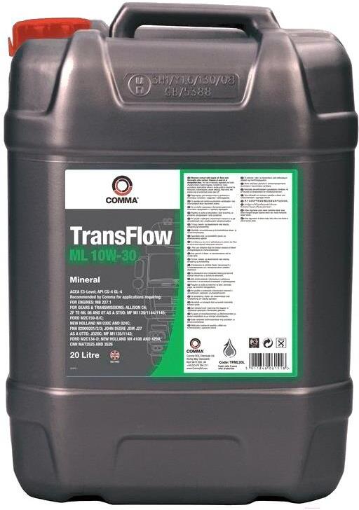 

Моторное масло Comma Transflow ML 10W30 20л (TFML20L)