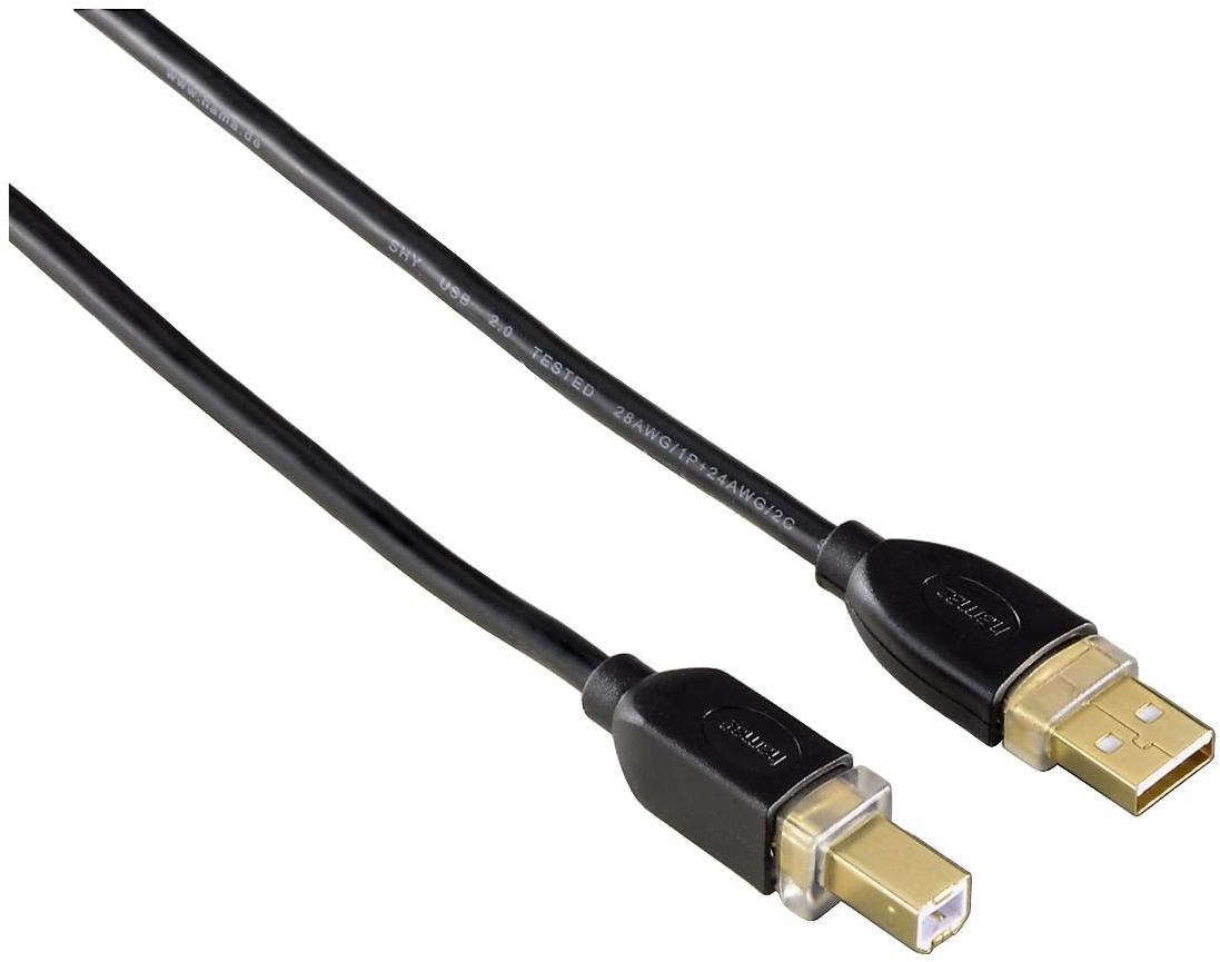 

Кабель, адаптер, разветвитель Hama H-46771 USB USB B(m) 1.8 м черный [00046771], H-46771 USB USB B(m) 1.8 м