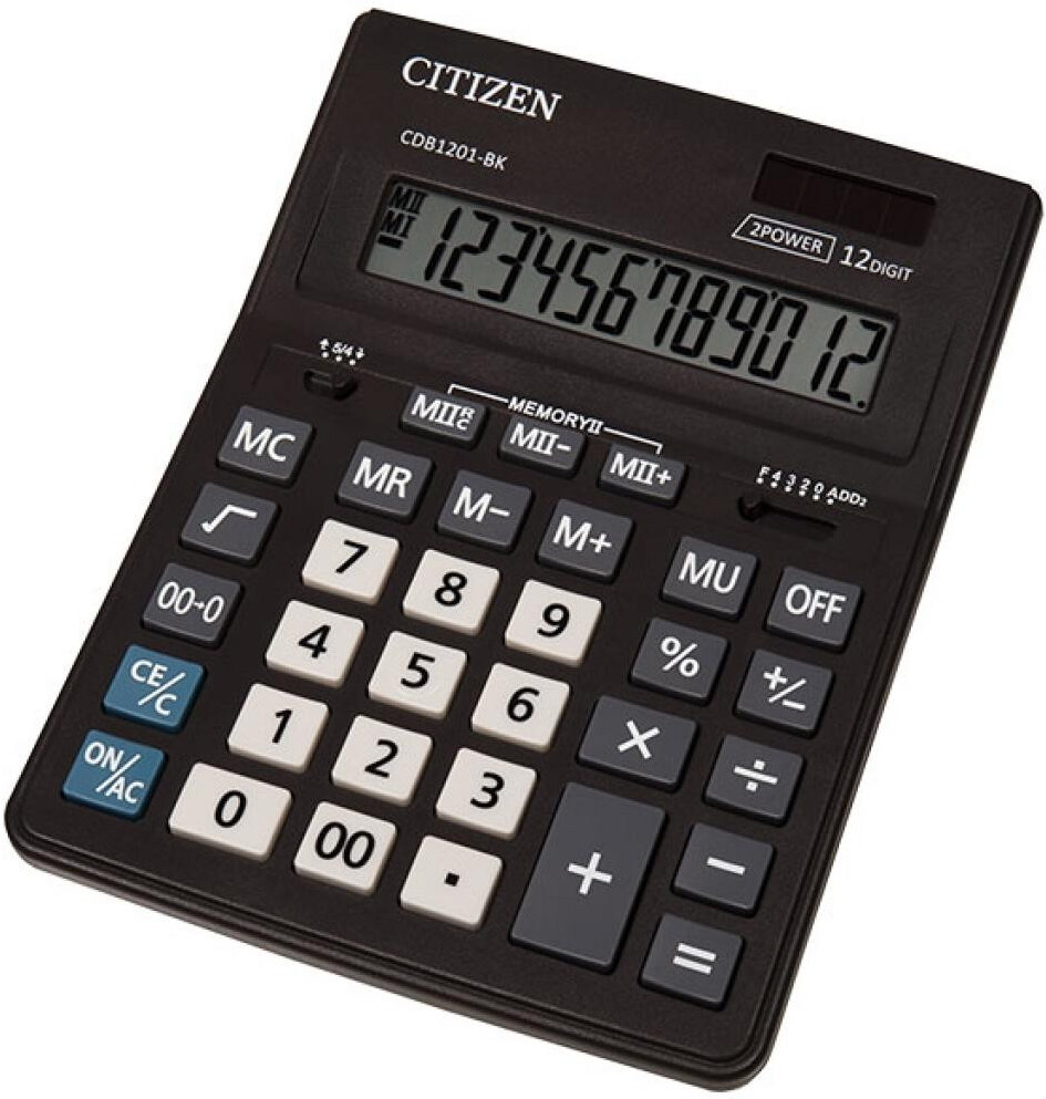 

Калькулятор Citizen CDB1201BK черный, (Citizen CDB1201BK)