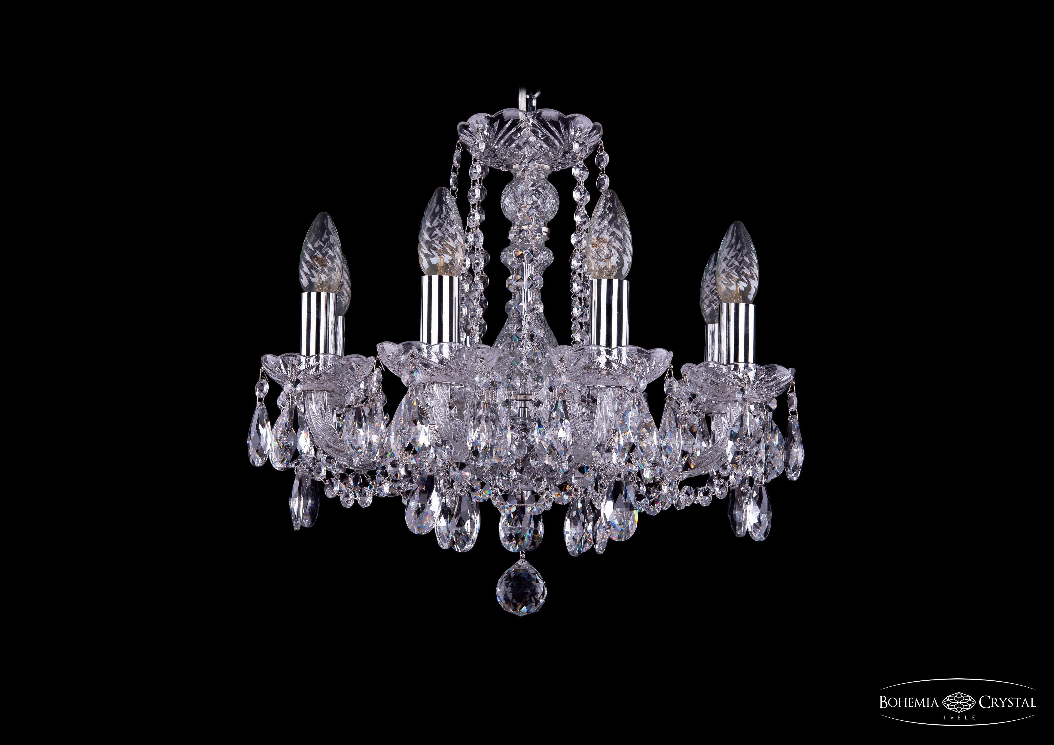 

Подвесная люстра Bohemia Ivele Crystal 1402/8/141/Ni