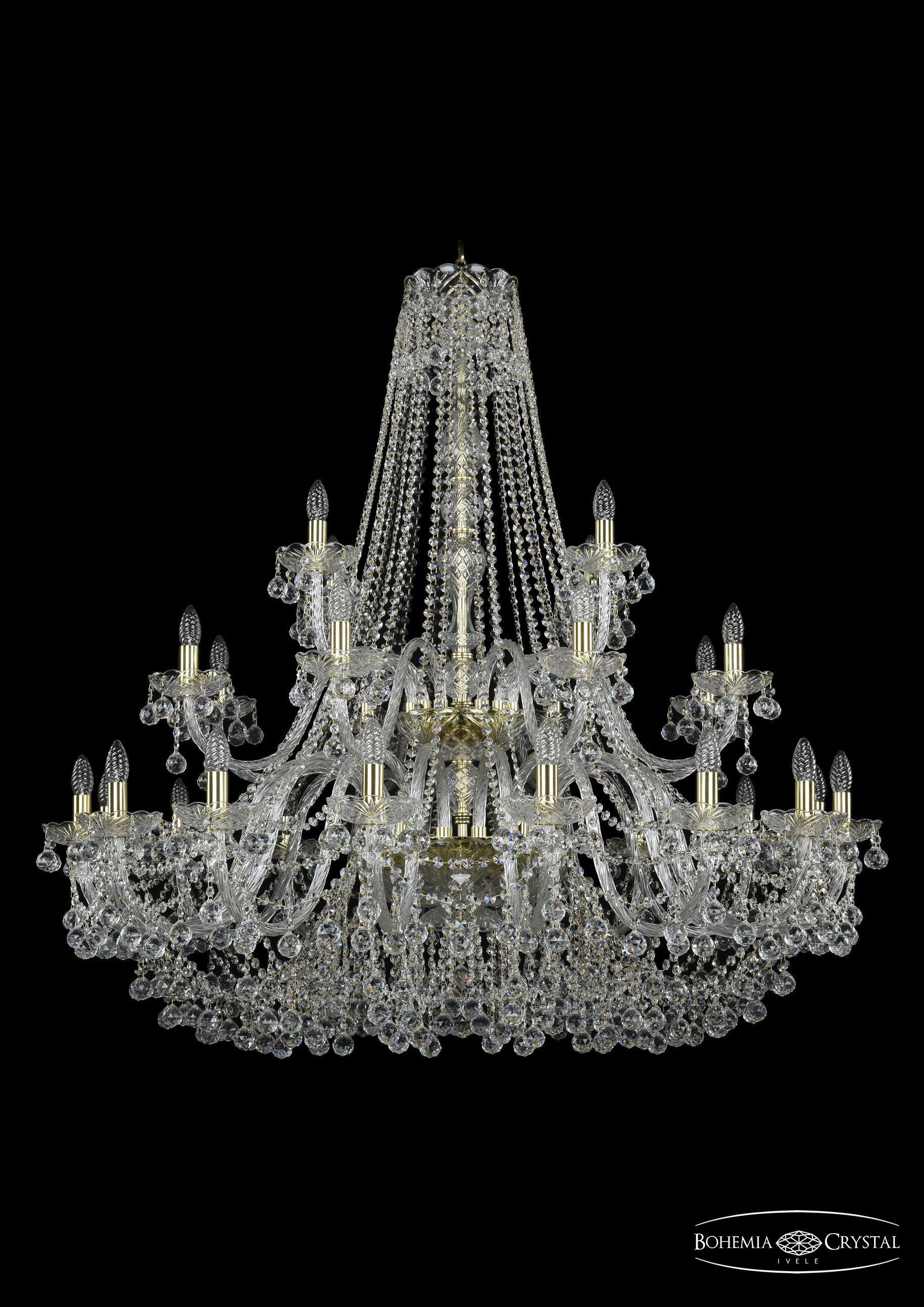 

Подвесная люстра Bohemia Ivele Crystal 1409/16+8+4/460/2d/G