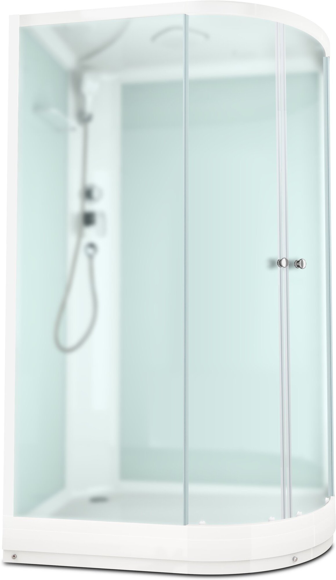 

Душевая кабина Domani-Spa Delight 128 L белый/сатин матированное стекло [DS01D128LLWM00], Душевая кабина Domani-Spa Delight 128 L DS01D128LLWM00 белый/сатин матированное стекло