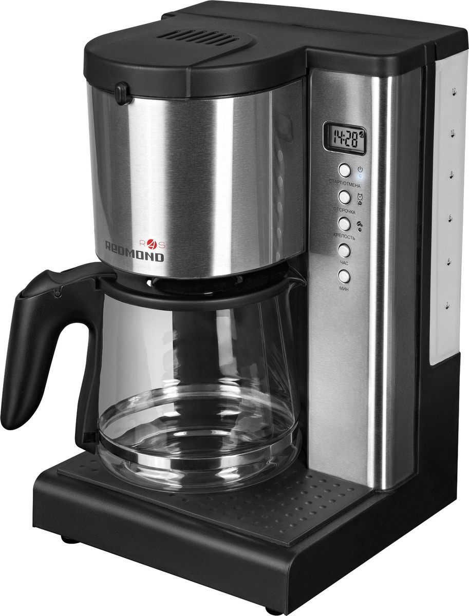 

Кофеварка Redmond SkyCoffee RCM-M1519S, Кофеварка Redmond RCM-M1519S Stainless Steel/Black