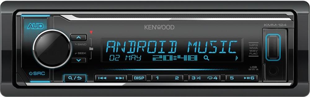 

USB-магнитола Kenwood KMM-124, KMM-124