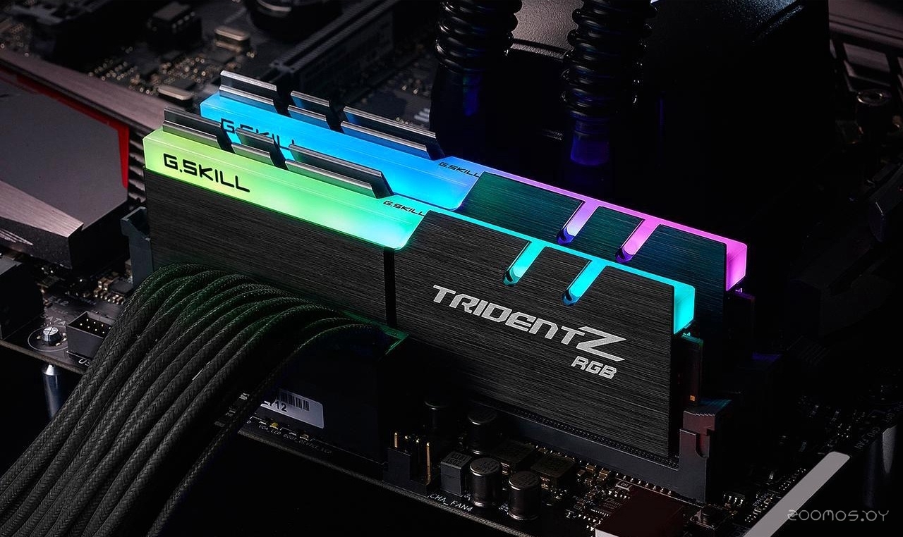 

Оперативная память G.Skill Trident Z RGB 16GB DDR IV KiTof2 PC-25600 [F4-3200C16D-16GTZR], Оперативная память G.SKILL Trident Z RGB 2x8GB DDR4 PC4-25600 F4-3200C16D-16GTZR