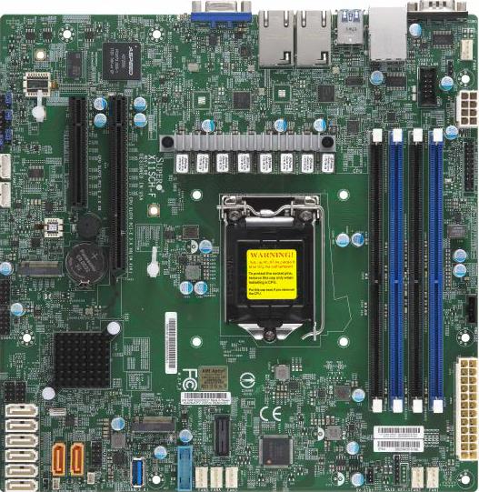 

Материнская плата Supermicro X11SCH-F, X11SCH-F