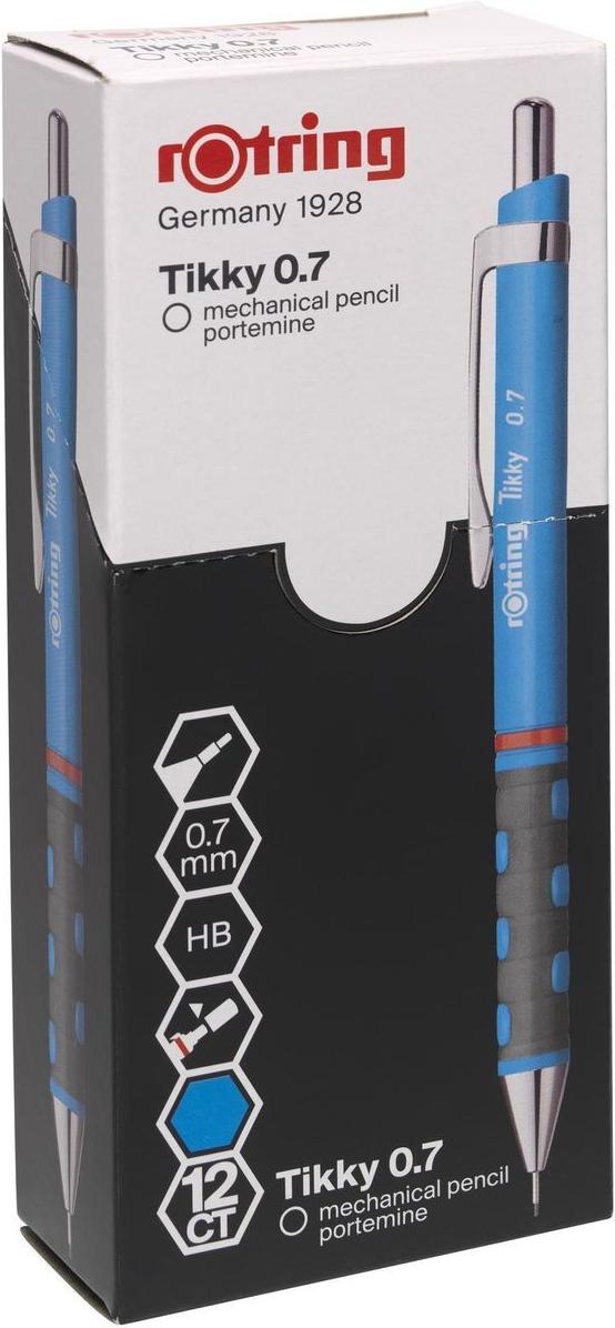 

Механический карандаш Rotring Tikky 0.7 мм голубой [2007252], Tikky 0.7 мм