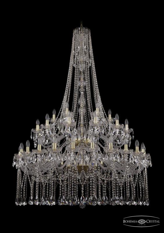 

Подвесная люстра Bohemia Ivele Crystal 1413/24+12+6/460/h-185/2d/Ni