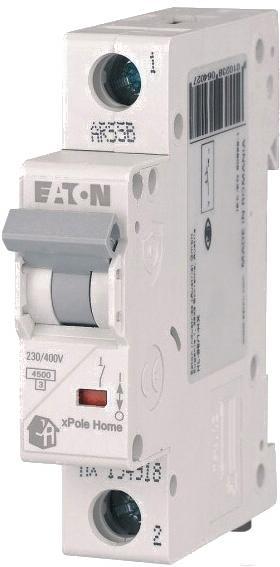 

Розетка и выключатель Eaton HL-B10/1 1P 10A B 4.5кA 1M, HL-B10/1 1P 10A B 4.5кA 1M