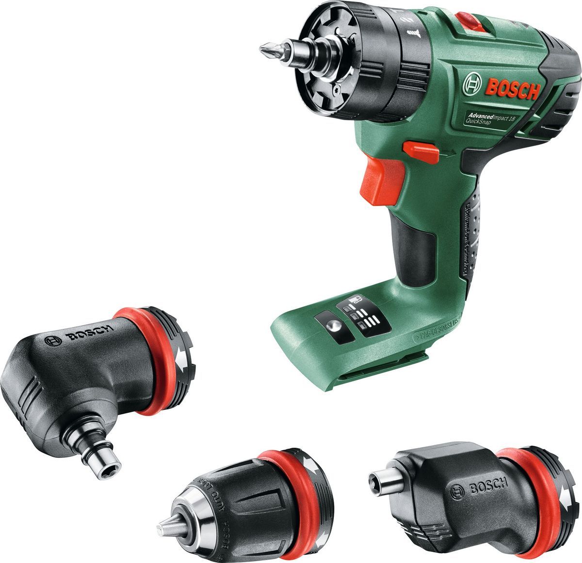 

Дрель-шуруповерт Bosch AdvancedImpact 18 QuickSnap (без аккумулятора) [06039A3402], AdvancedImpact 18 Quick Snap