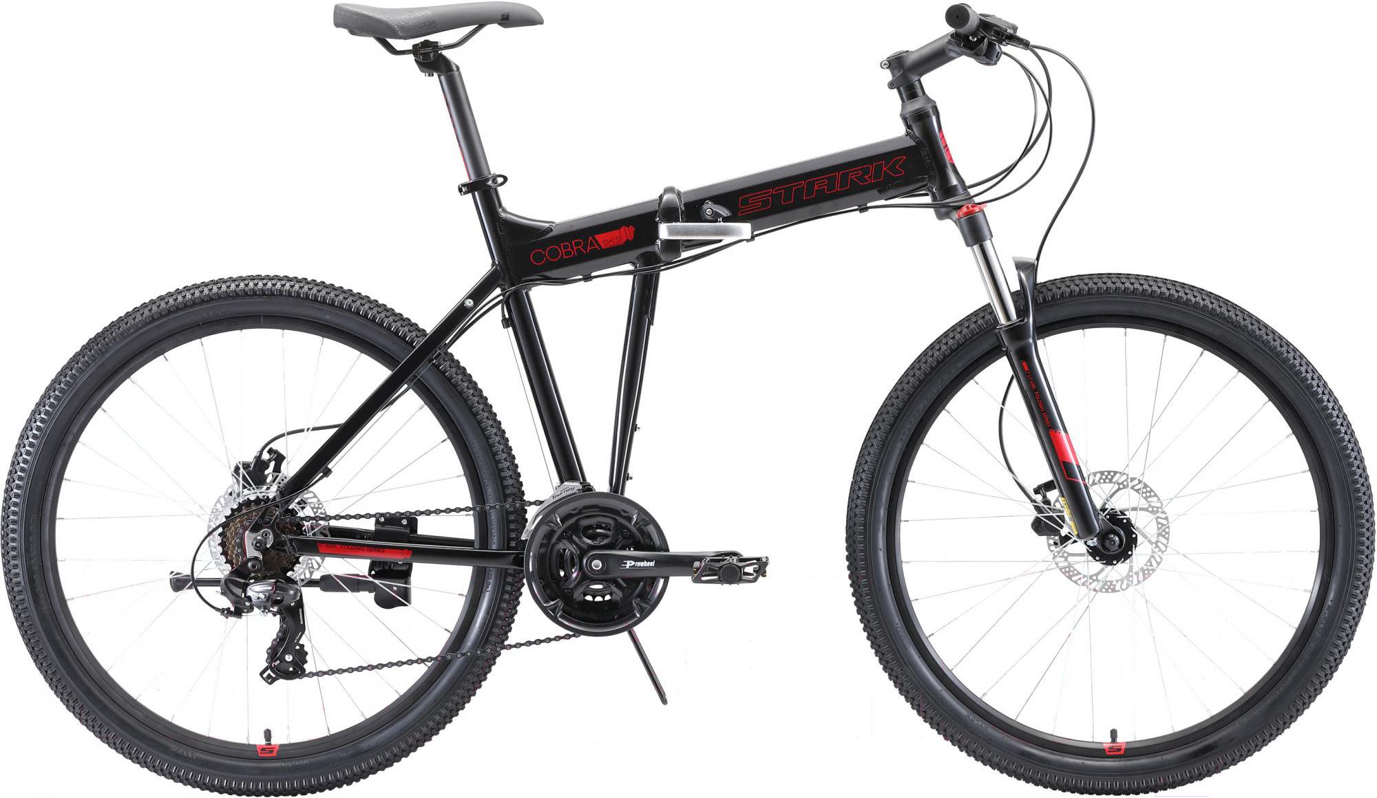 

Велосипед Stark Cobra 26.2'' HD рама 20 дюймов 2020 черный/красный, Cobra 26.2 HD 2020 20'