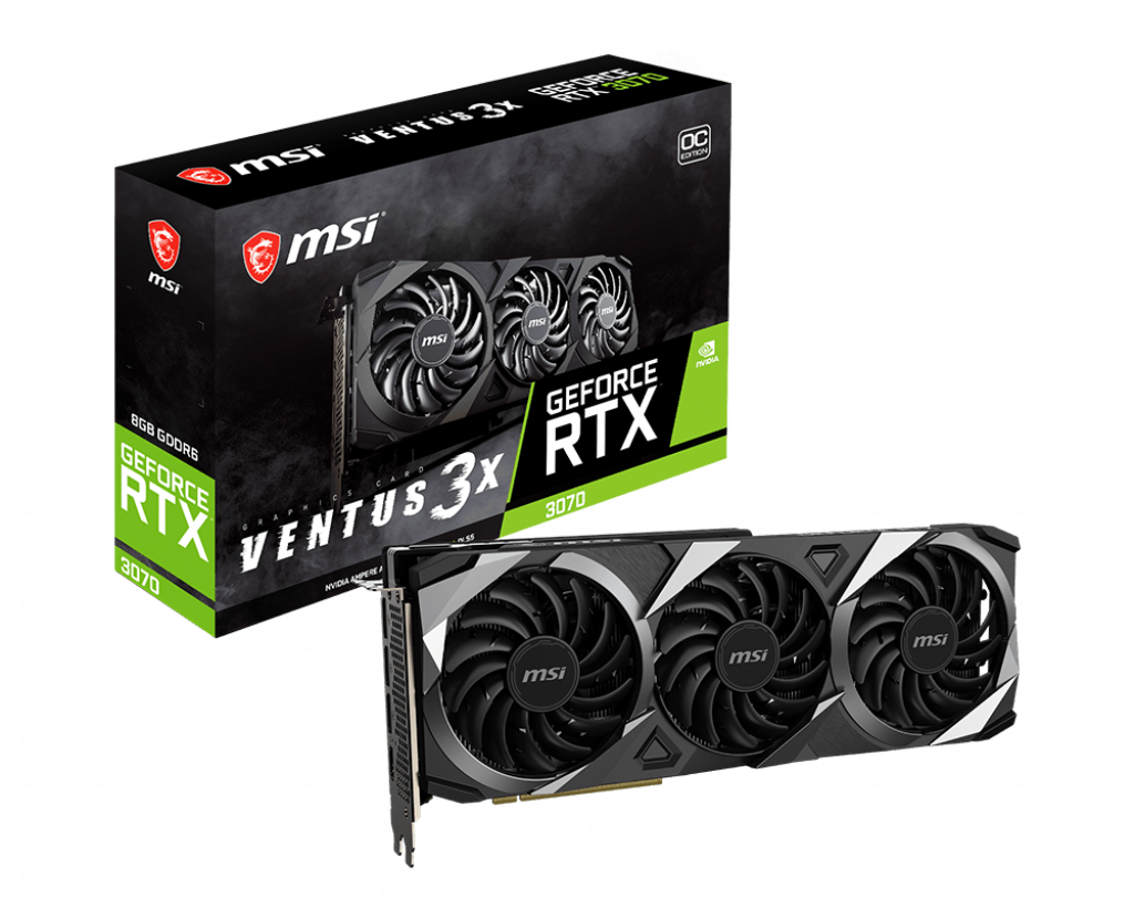 

Видеокарта MSI RTX 3070 VENTUS 3X OC