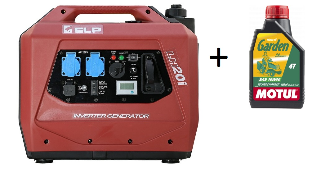 

Генератор LH20I + масло Motul Garden 4T 10W30 2л (LH20i + 101282)
