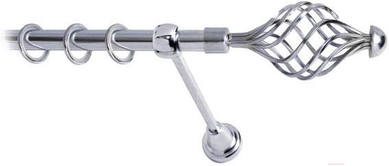 

Карниз Lm Decor Вираж 098 1р гладкий 1.6м хром, Вираж 098 1р гладкий 16мм 1.6м