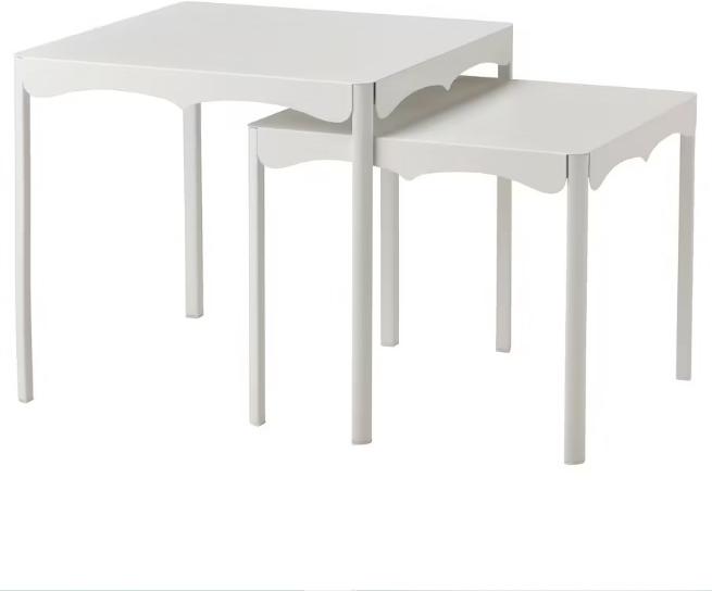 

Журнальный столик Ikea ХЕМБЬЮДЕН 2 шт белый [205.125.23], ХЕМБЬЮДЕН 2 шт