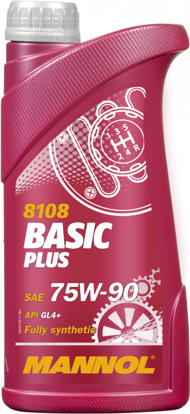 

Трансмиссионное масло Mannol Basic Plus 75W90 GL-4+ 1л [MN8108-1], Трансмиссионное масло Mannol Basic Plus 75W90 GL-4+ 1л MN8108-1