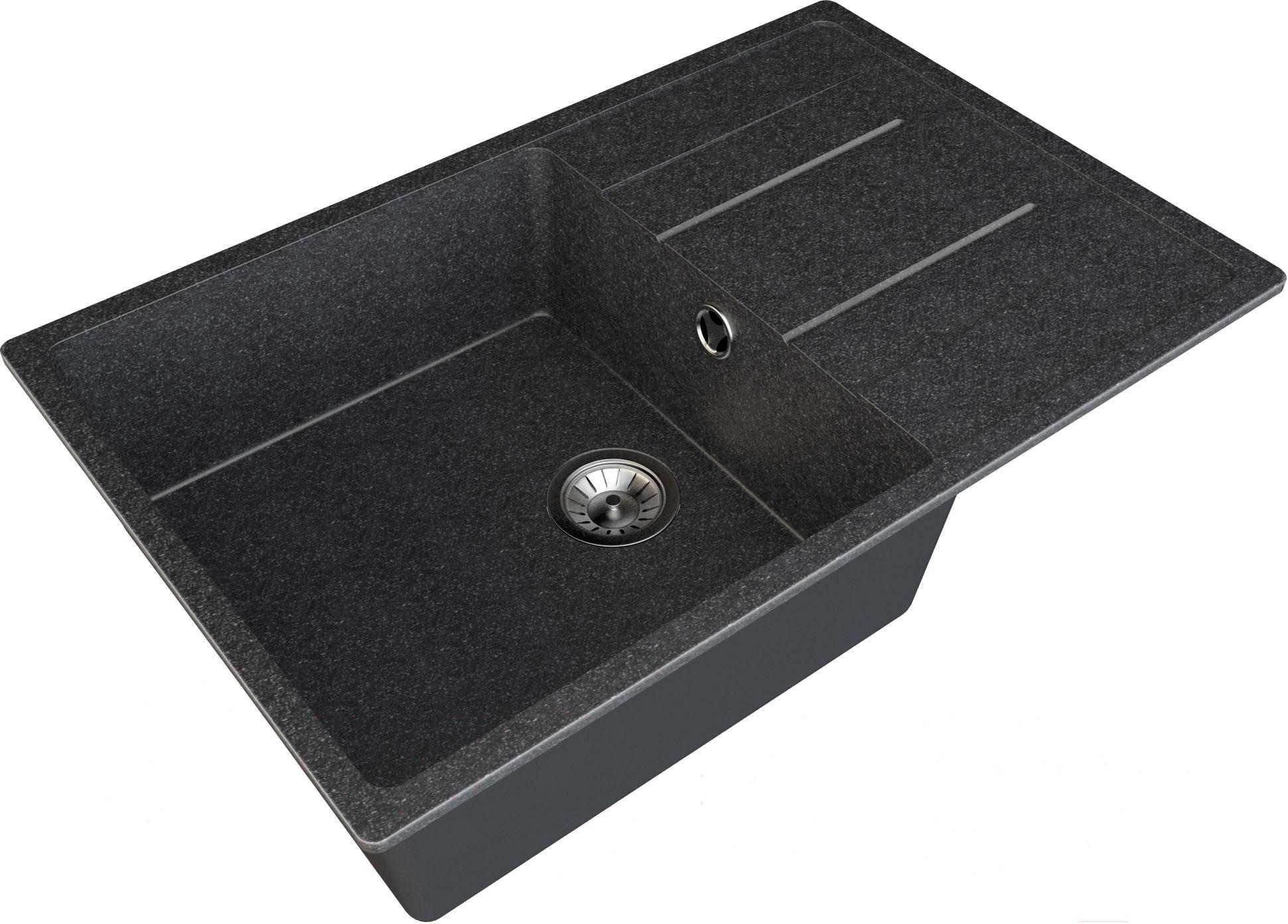 

Кухонная мойка Гамма Гранит Granite-13 черный