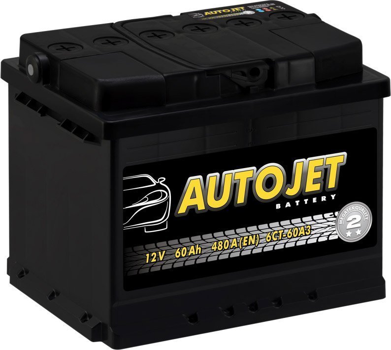 

Автомобильный аккумулятор Autojet 60 R (60 А/ч), 60 R 60 А/ч