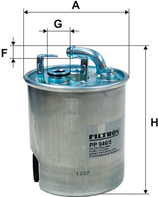 

Фильтр топливный Filtron PP946/5, PP946/5