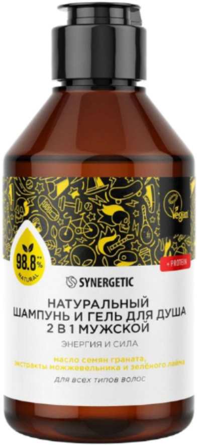 

Шампунь для волос и гель для душа 2в1 Synergetic 400мл (9801060004)