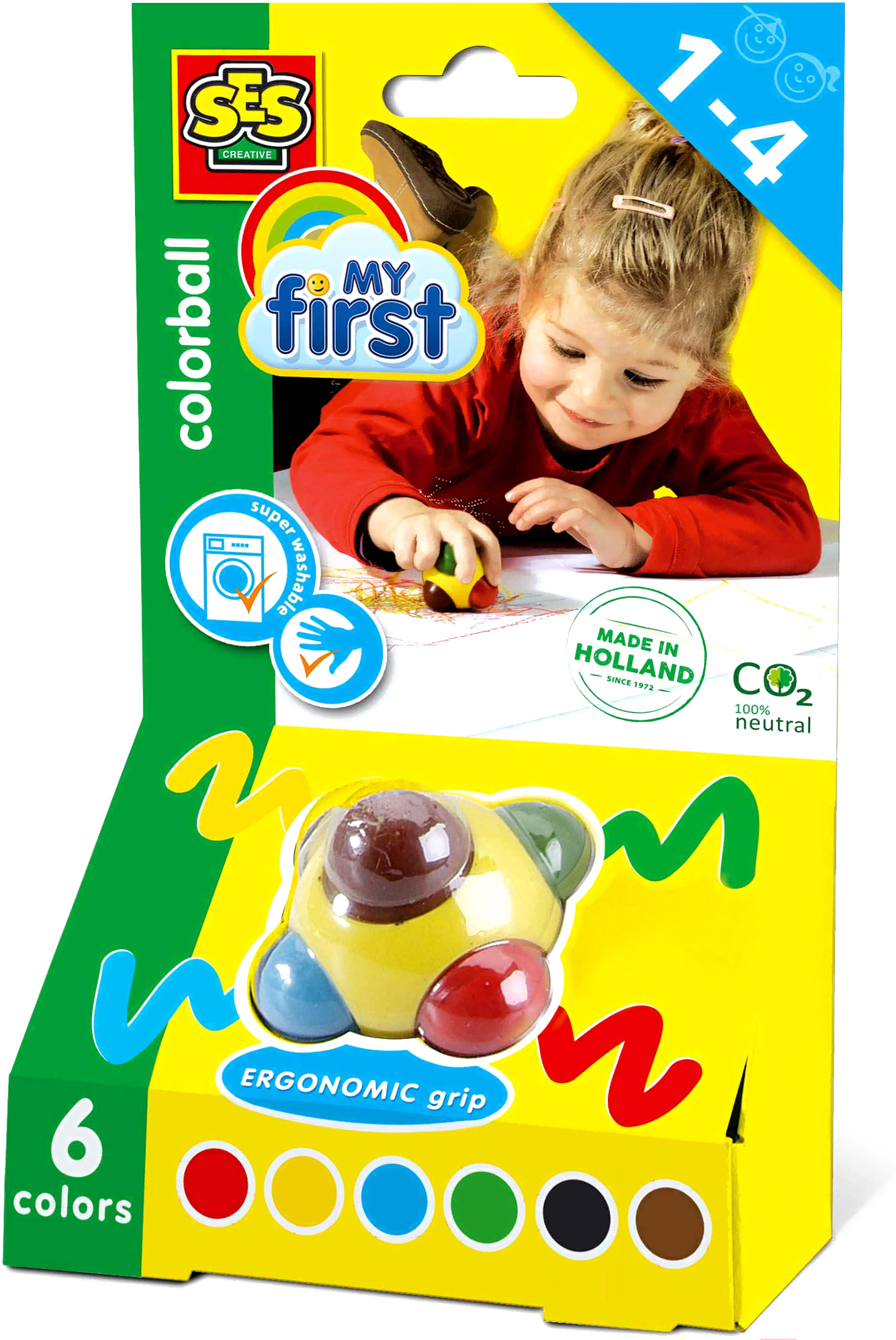

Набор для рисования SES Creative My first Мой первый разноцветный мячик (00242)