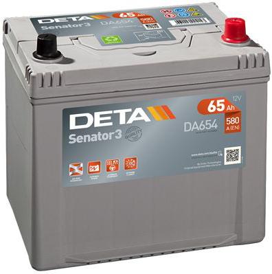

Аккумулятор DETA Senator3 DA654 (65 А/ч), Senator3 DA654 (65 А/ч)
