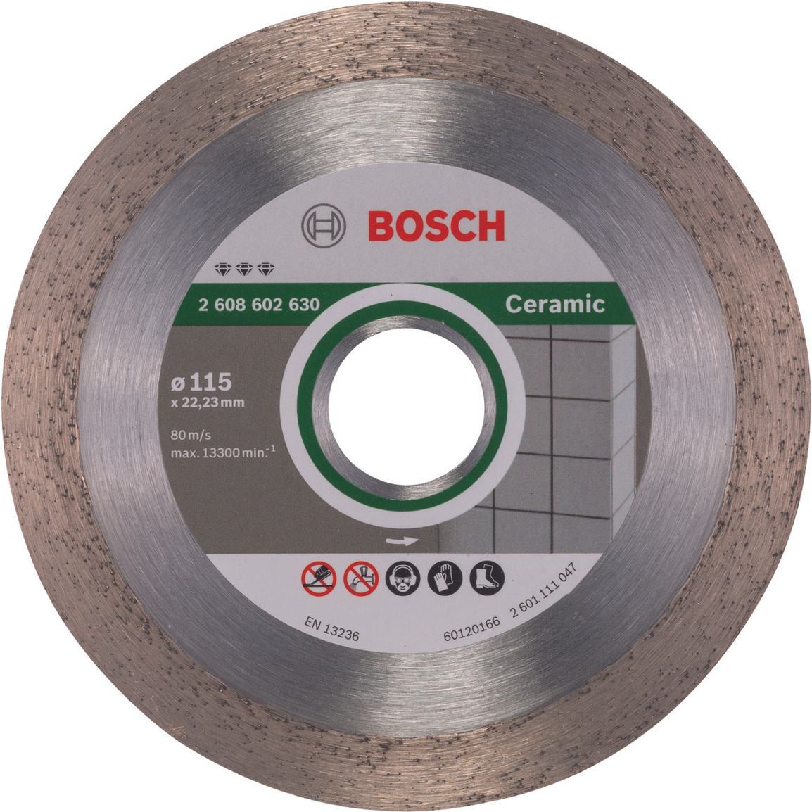 

Алмазный диск Bosch Best for Ceramic 115-22.23 [2.608.602.630], Алмазный диск Bosch Best for Ceramic 115-22.23 2.608.602.630