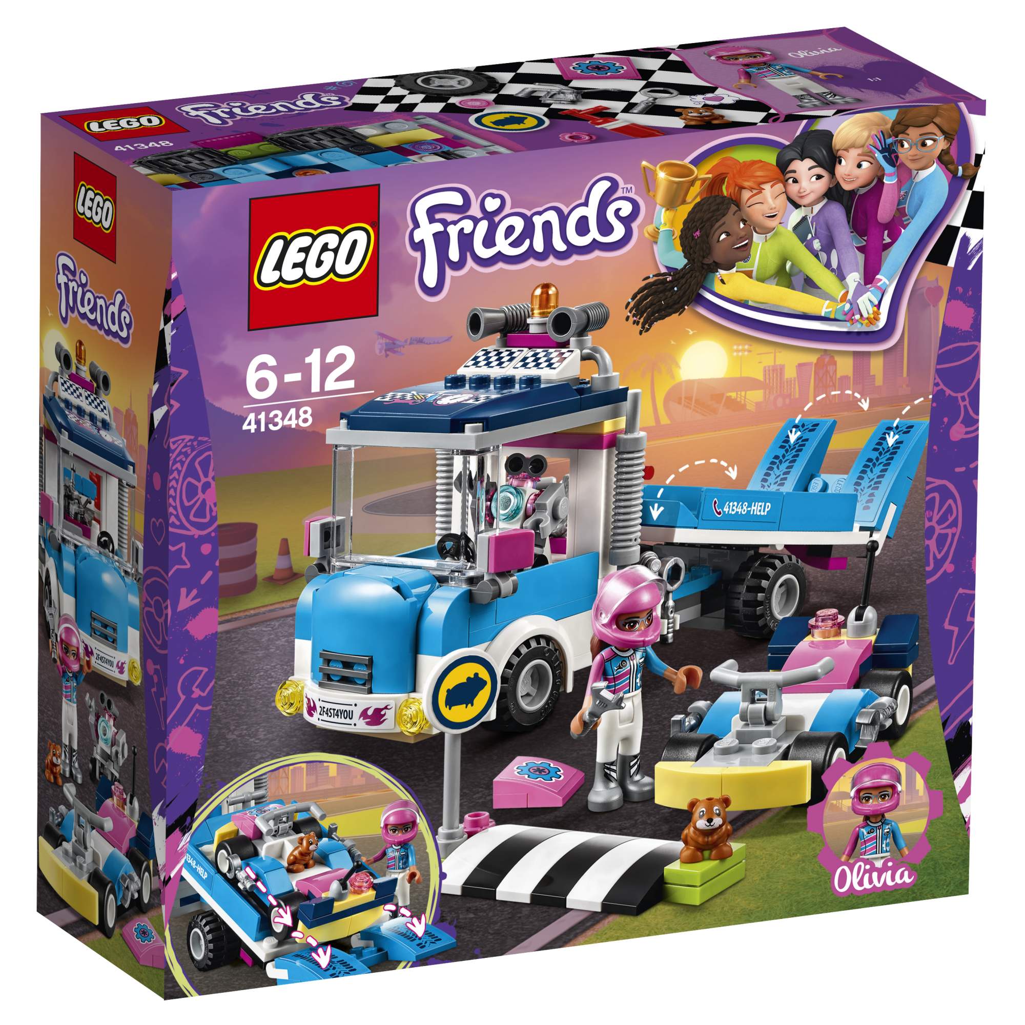 

Конструктор Lego Friends Грузовик техобслуживания 41348, Friends Грузовик техобслуживания