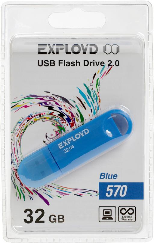 

Usb flash Exployd 570 32Gb синий, 570 32Gb