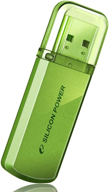 

USB Flash Silicon-Power Helios 101 16GB зеленый [SP016GBUF2101V1N], Helios 101 16GB