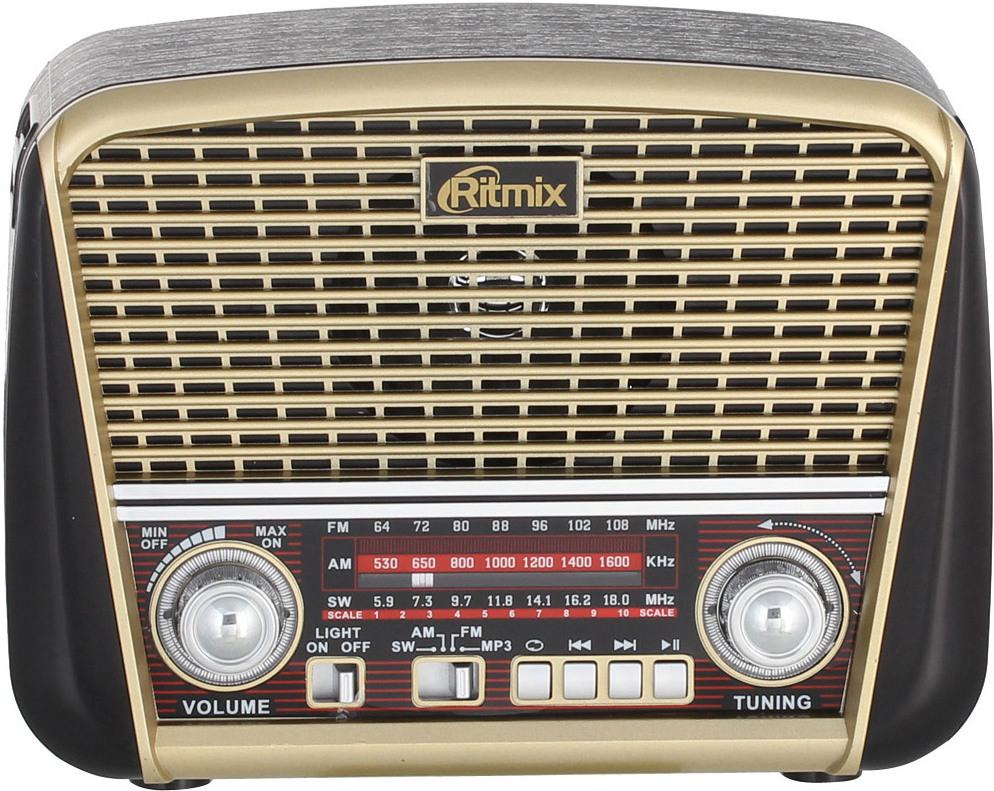 

Радиоприемник Ritmix RPR-050 (золотой), Радиоприемник Ritmix RPR-050 Gold