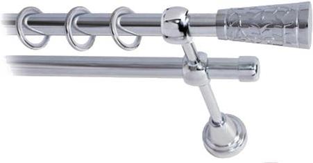 

Карниз Lm Decor Византия 066 2р гладкий 25/16мм 3м хром, Византия 066 2р гладкий 25/16мм 3.0м