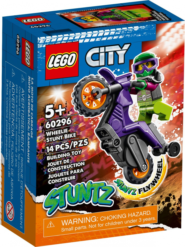 

Конструктор Lego City Акробатический трюковый мотоцикл (60296)