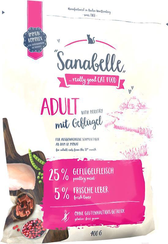 

Корм для кошек Bosch Petfood Sanabelle Adult Poultry 400г