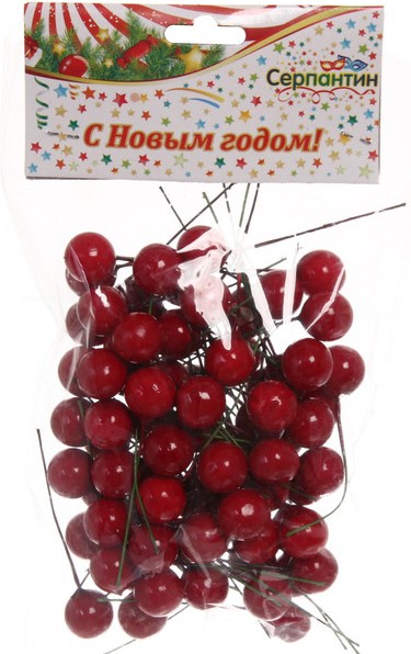 

Новогоднее украшение Серпантин Ягодки зимние [196-626], Новогоднее украшение Серпантин Ягодки зимние 196-626
