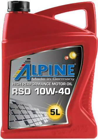 

Моторное масло Alpine RSD 10W40 5л (0100122)