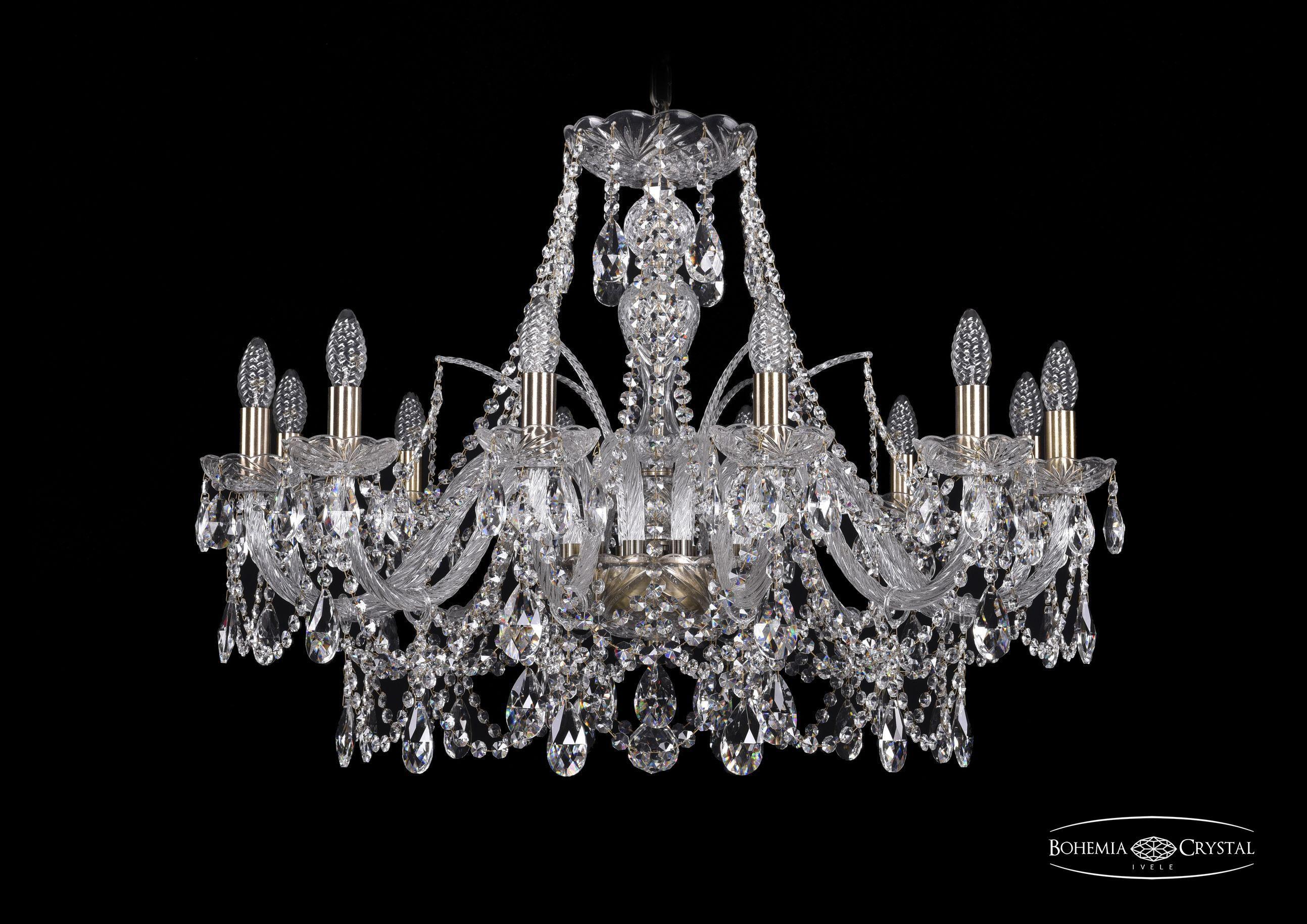 

Подвесная люстра Bohemia Ivele Crystal 1411/12/300/Pa