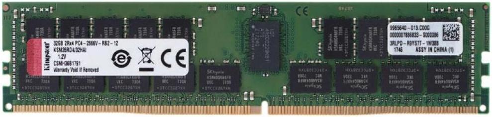 

Оперативная память Crucial DDR4 Kingston KSM26RD4/32MEI 32Gb, 32GB PC21300 DDR4