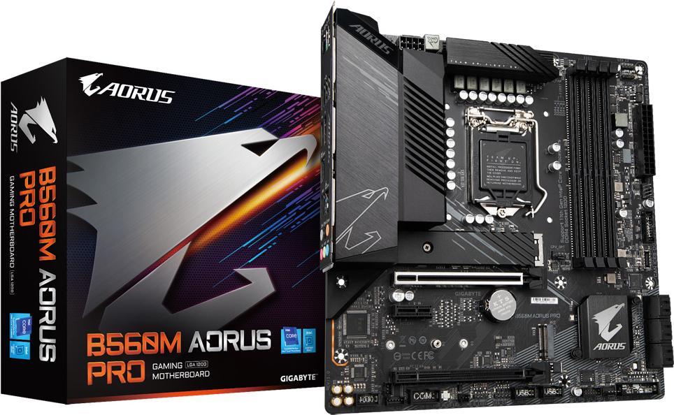 

Материнская плата Gigabyte B560M AORUS PRO, Материнская плата Gigabyte B560M Aorus Pro (rev. 1.0)
