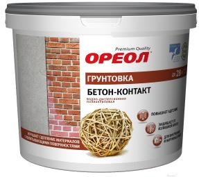 

Грунтовка Ореол Бетонконтакт 3кг, Бетонконтакт 3кг