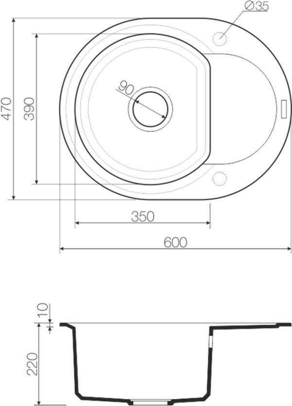 

Кухонная мойка Omoikiri Sakaime 60E-EV эверест [4993207], Sakaime 60E-EV