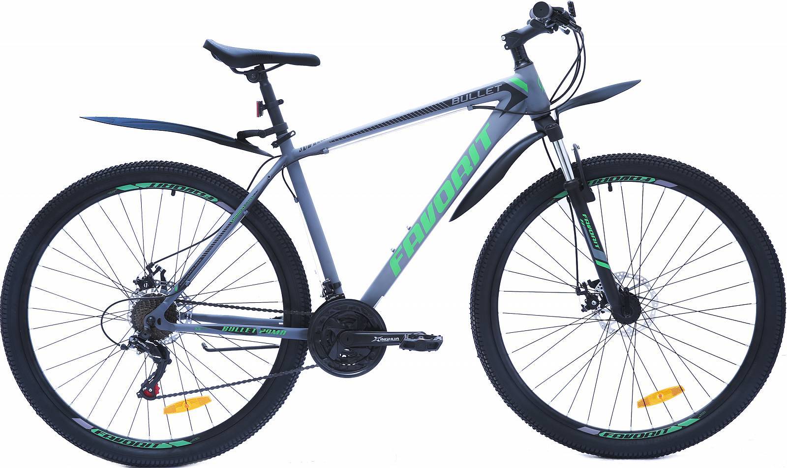 

Велосипед Favorit Bullet 29'' рама 19 дюймов серый [BUL29MD.19GR], Bullet