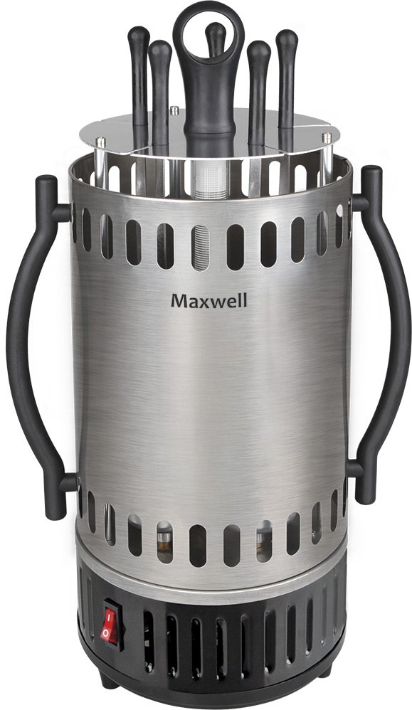 Maxwell MW-1990 ST - фото Электрошашлычница Maxwell MW-1990 ST