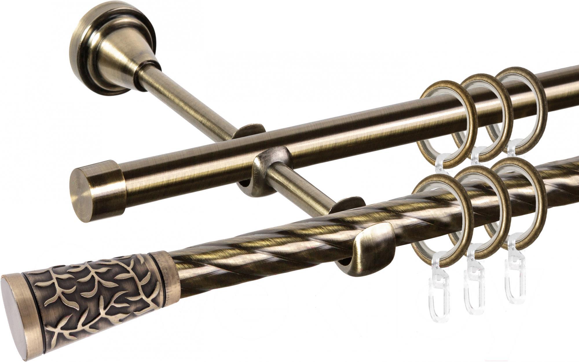 

Карниз АС ФОРОС Grace D16K/16Г + наконечники Севилья 2м антик