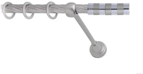 

Карниз Lm Decor Жезл 060 1р витой 1.8м сатин, Жезл 060 1р витой 16мм 1.8м